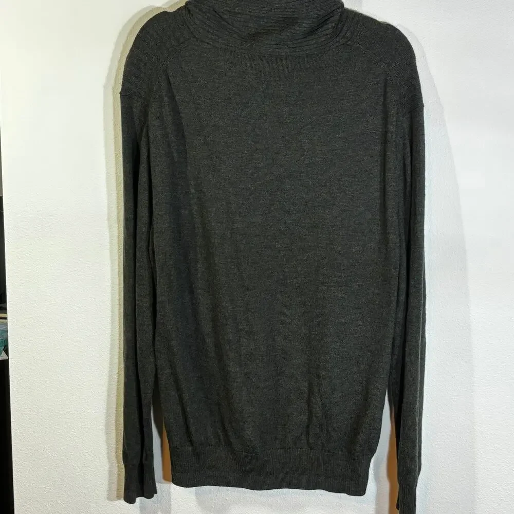 Rodd & Gunn Pure New Wool Extra Fine Merino European Yarn Green Cowl Neck 2XL